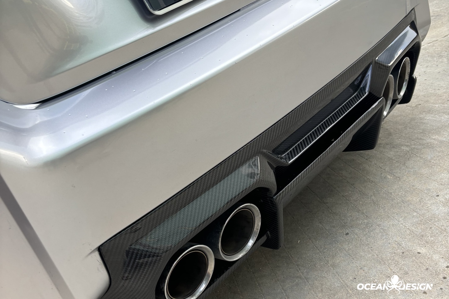 2023-2025 BMW G87 M2 AP Style Lower Rear Diffuser Dry Carbon Fiber