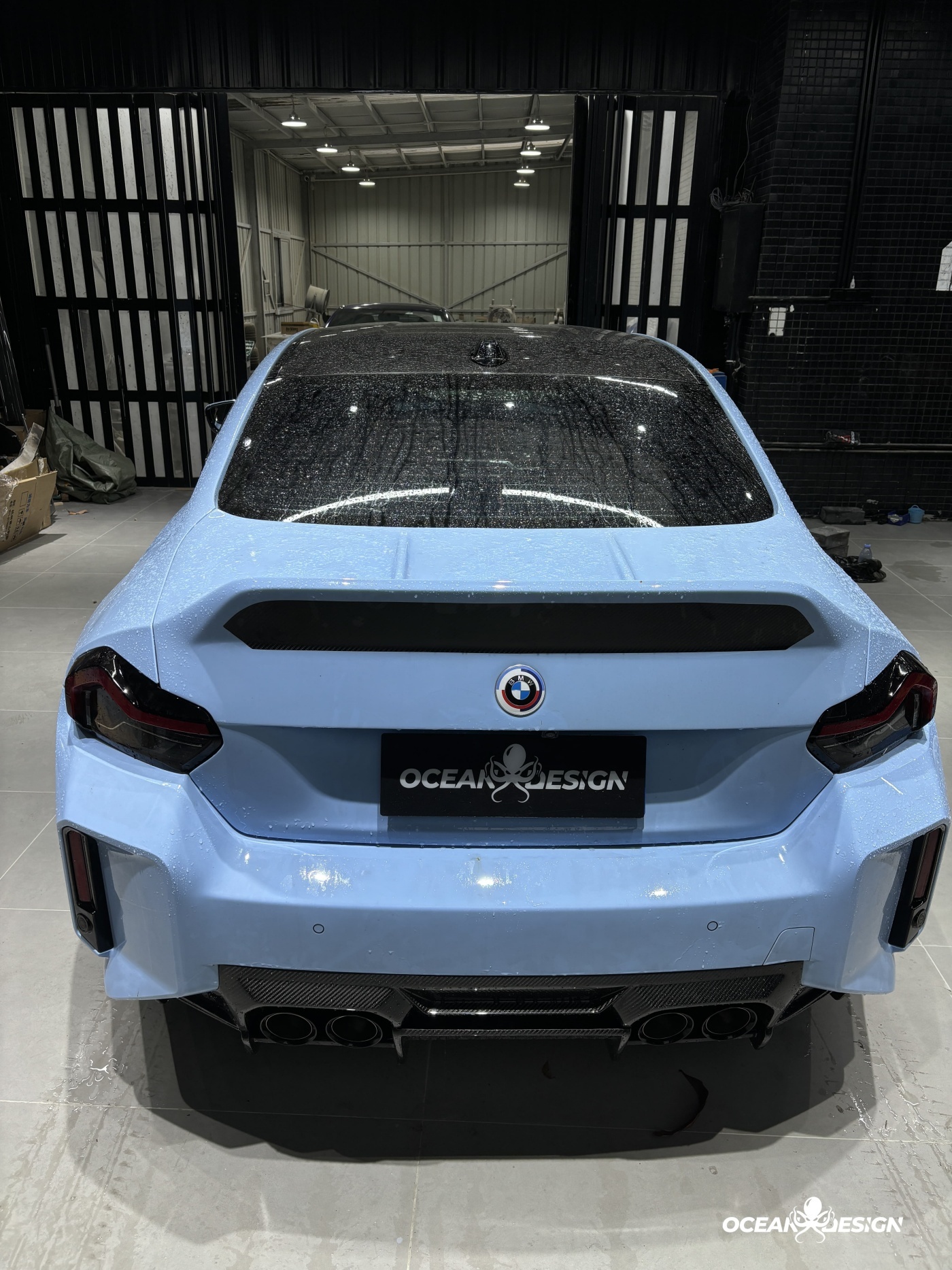 2023-2025 BMW G87 M2 AP Style Lower Rear Diffuser Dry Carbon Fiber