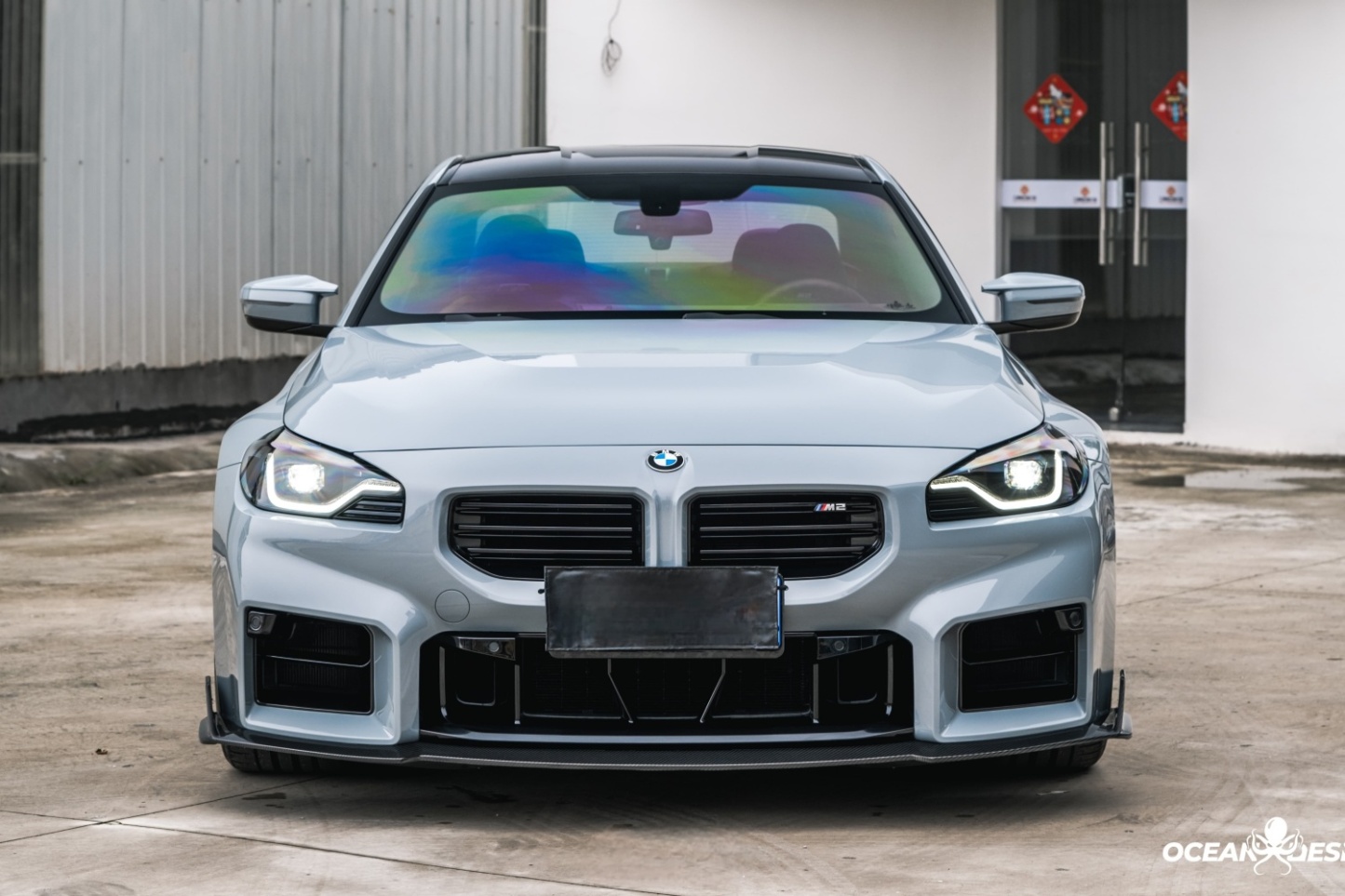 2023-2025 BMW G87 M2 Ocean Design Dry Carbon Front Lip Splitter