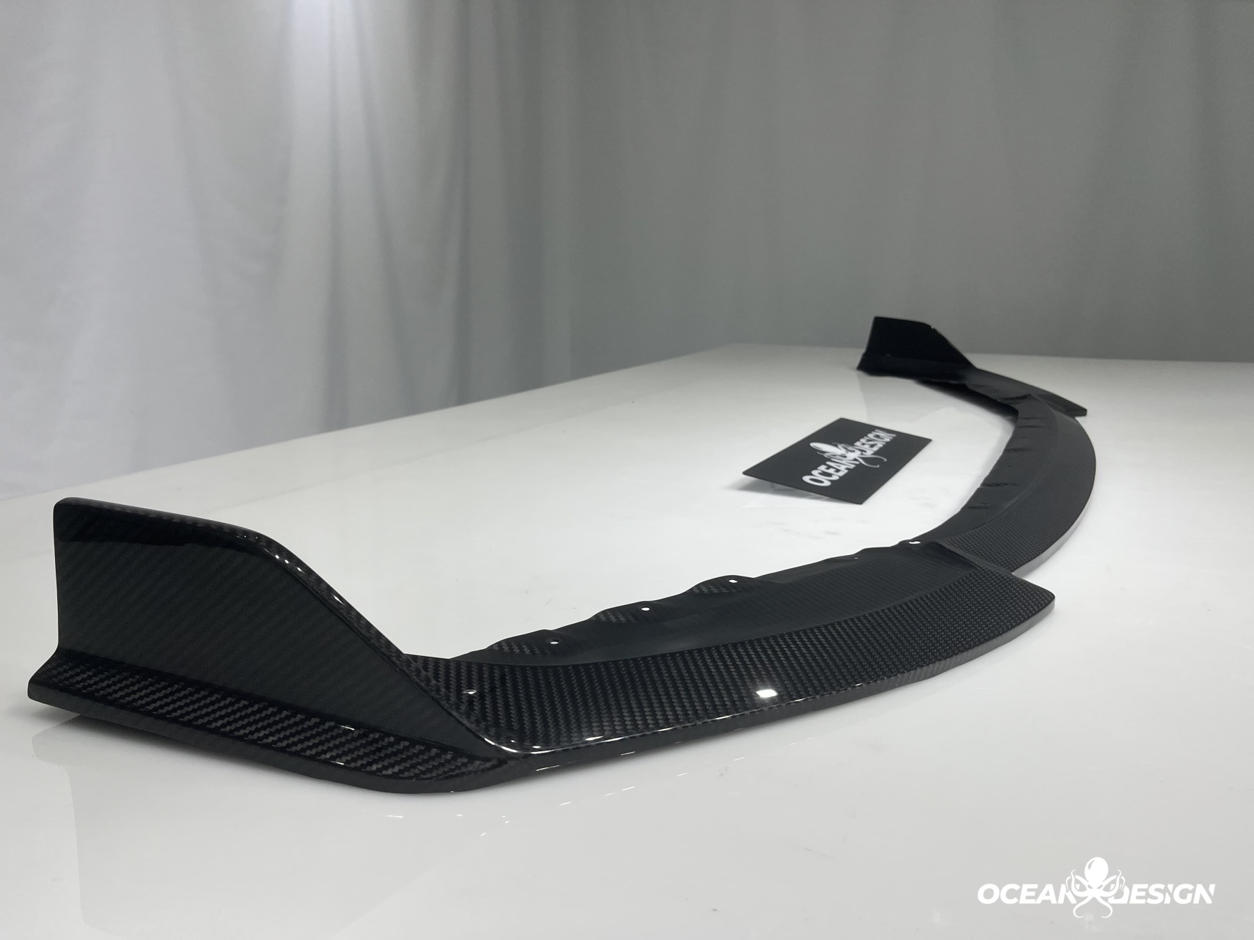 2023-2025 BMW G87 M2 Ocean Design Dry Carbon Front Lip Splitter