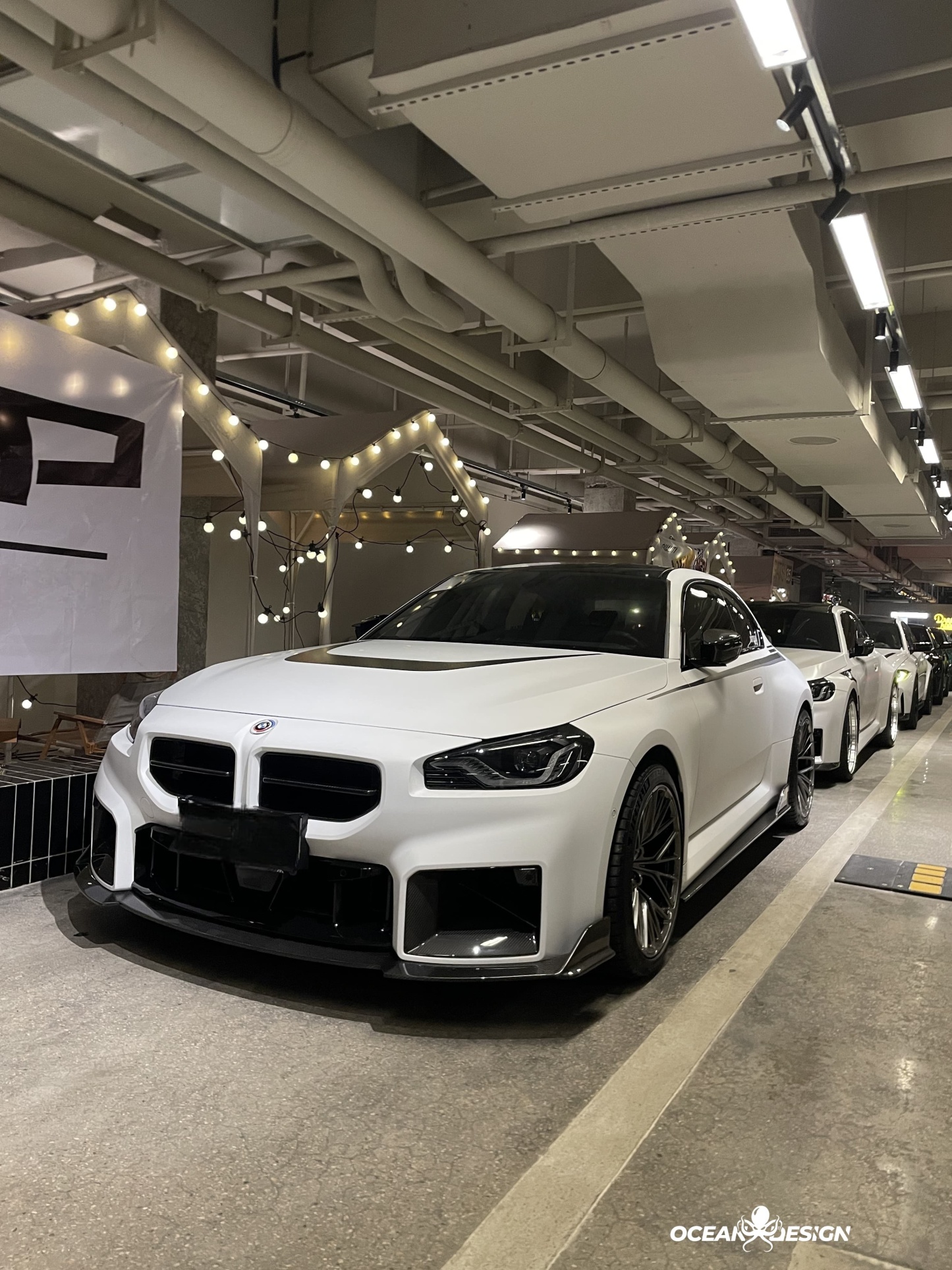 2023-2025 BMW G87 M2 Ocean Design Dry Carbon Front Lip Splitter