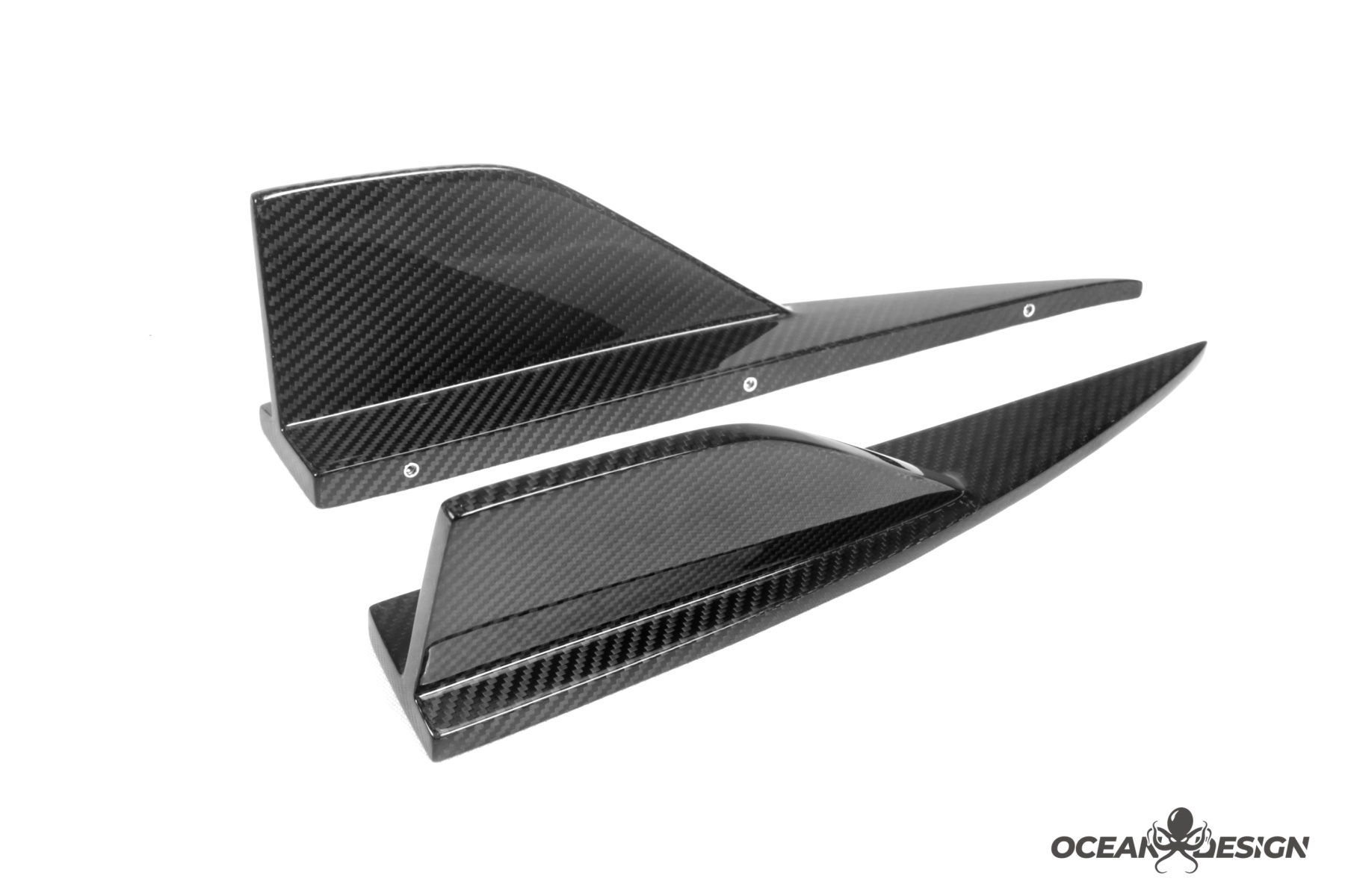 2023-2025 BMW G87 M2 Ocean Design Dry Carbon Rear Canards