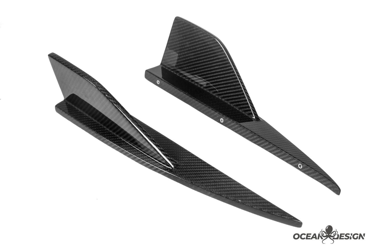 2023-2025 BMW G87 M2 Ocean Design Dry Carbon Rear Canards