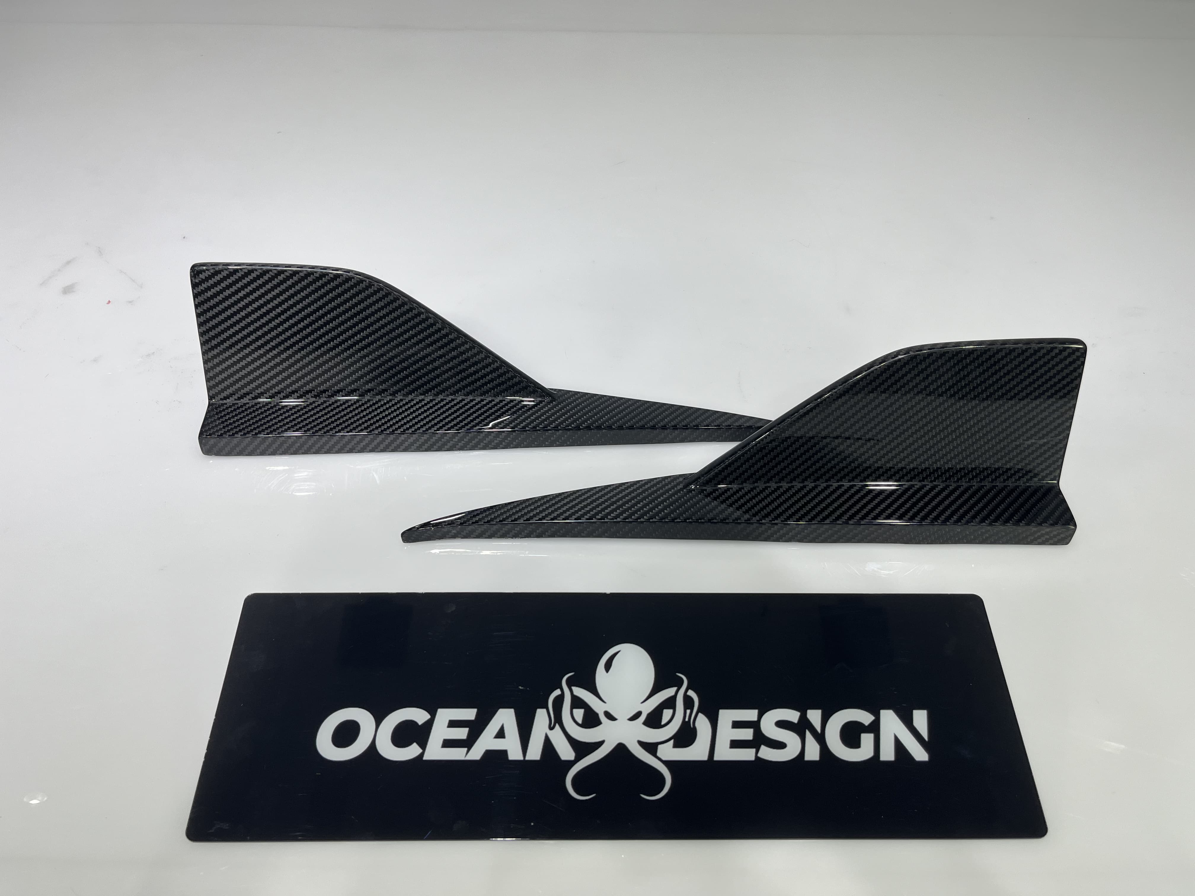 2023-2025 BMW G87 M2 Ocean Design Dry Carbon Rear Canards