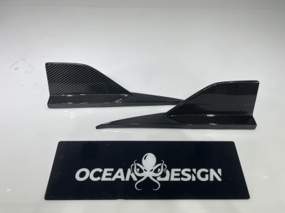 2023-2025 BMW G87 M2 Ocean Design Dry Carbon Rear Canards