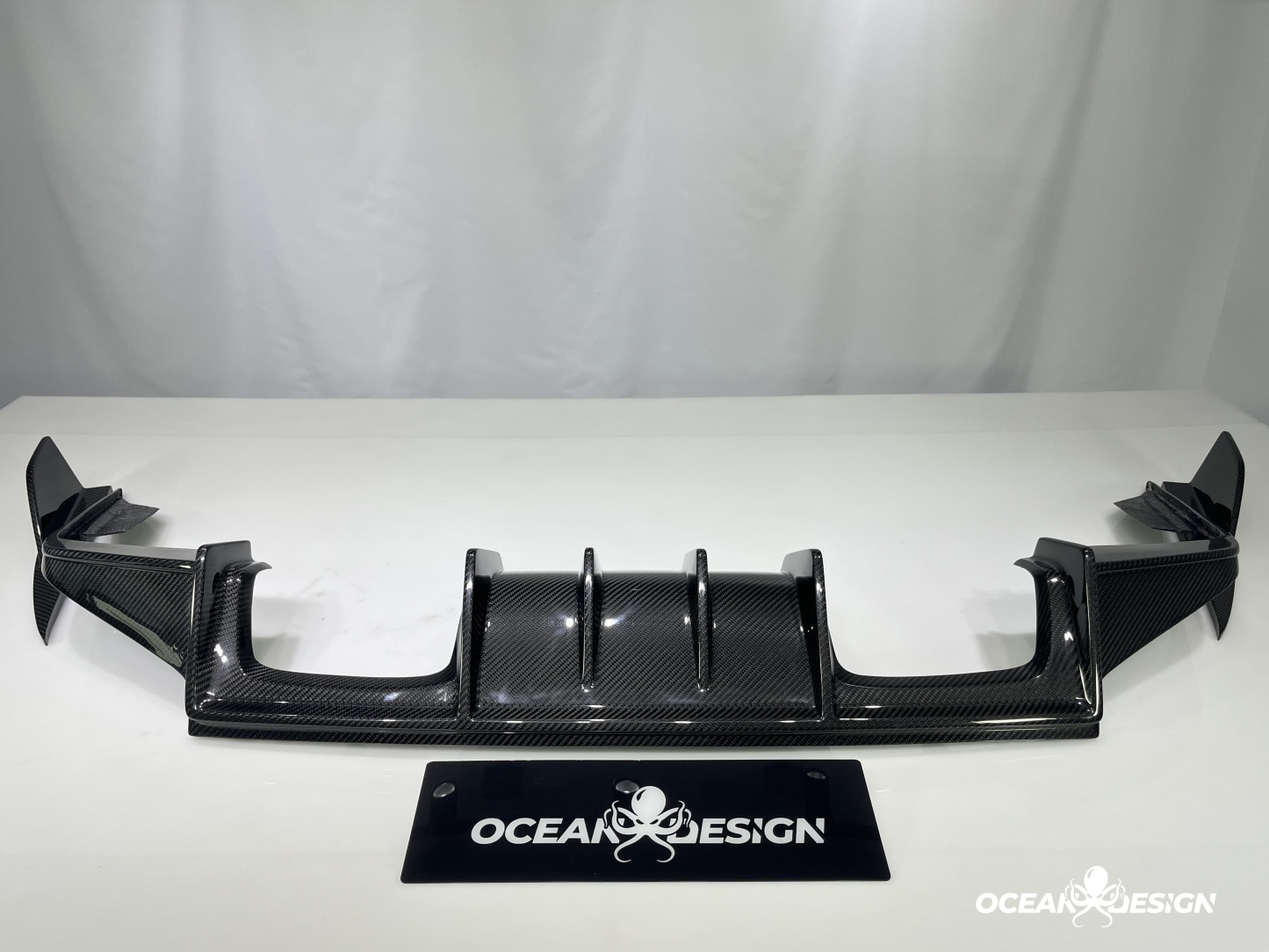 2023-2025 BMW G87 M2 Ocean Design Dry Carbon Rear Diffuser