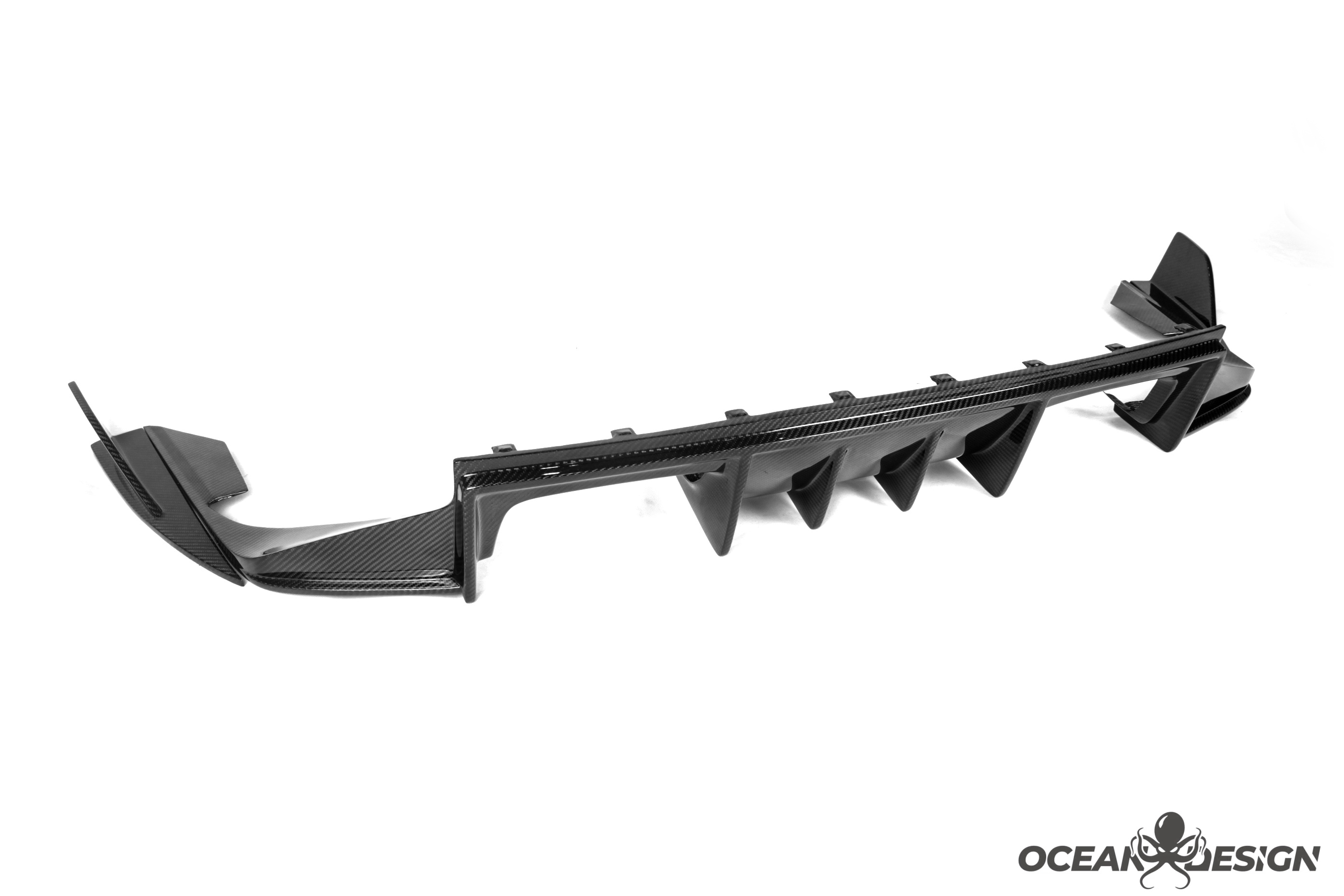 2023-2025 BMW G87 M2 Ocean Design Dry Carbon Rear Diffuser