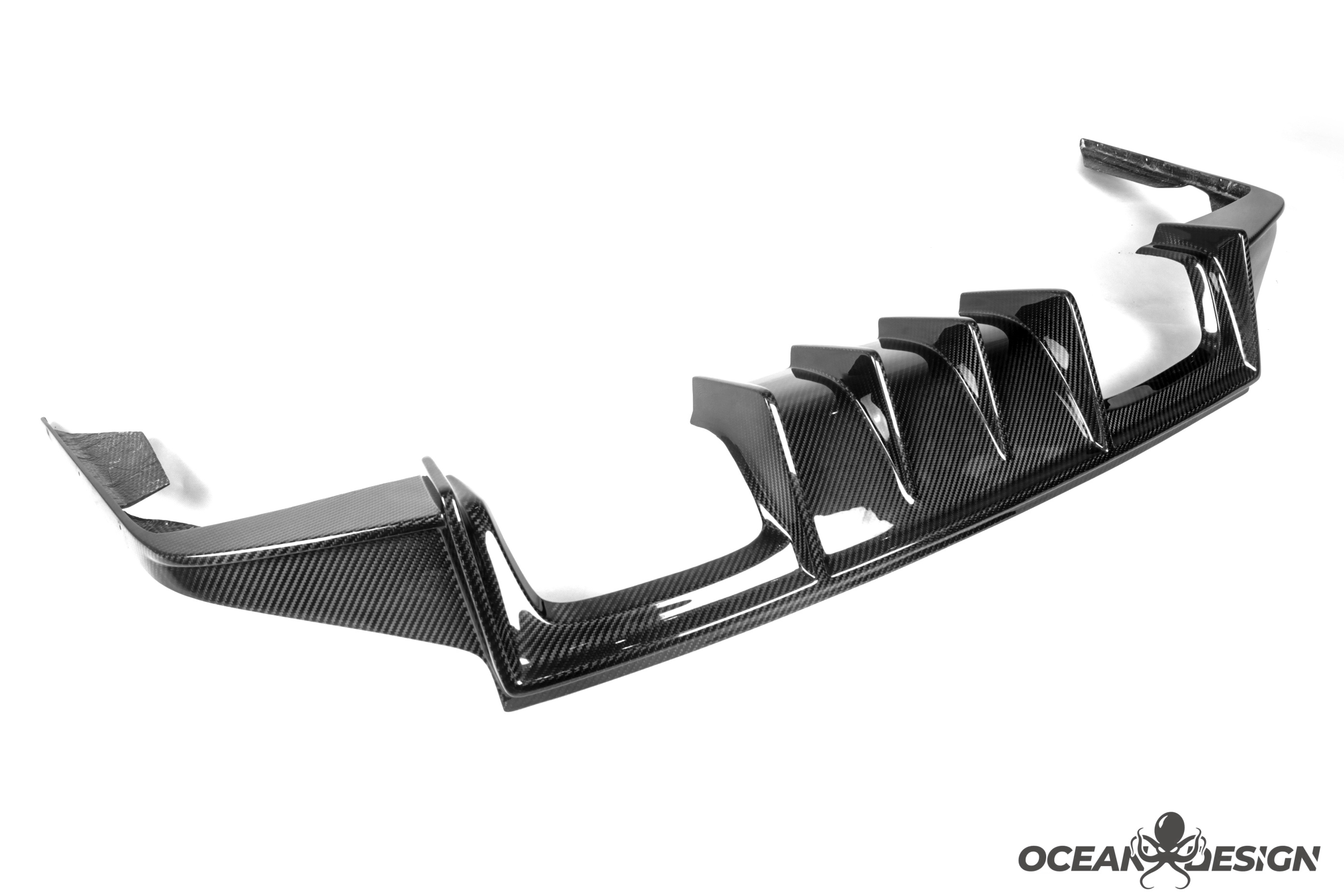 2023-2025 BMW G87 M2 Ocean Design Dry Carbon Rear Diffuser