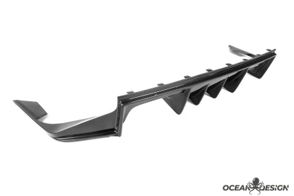 2023-2025 BMW G87 M2 Ocean Design Dry Carbon Rear Diffuser