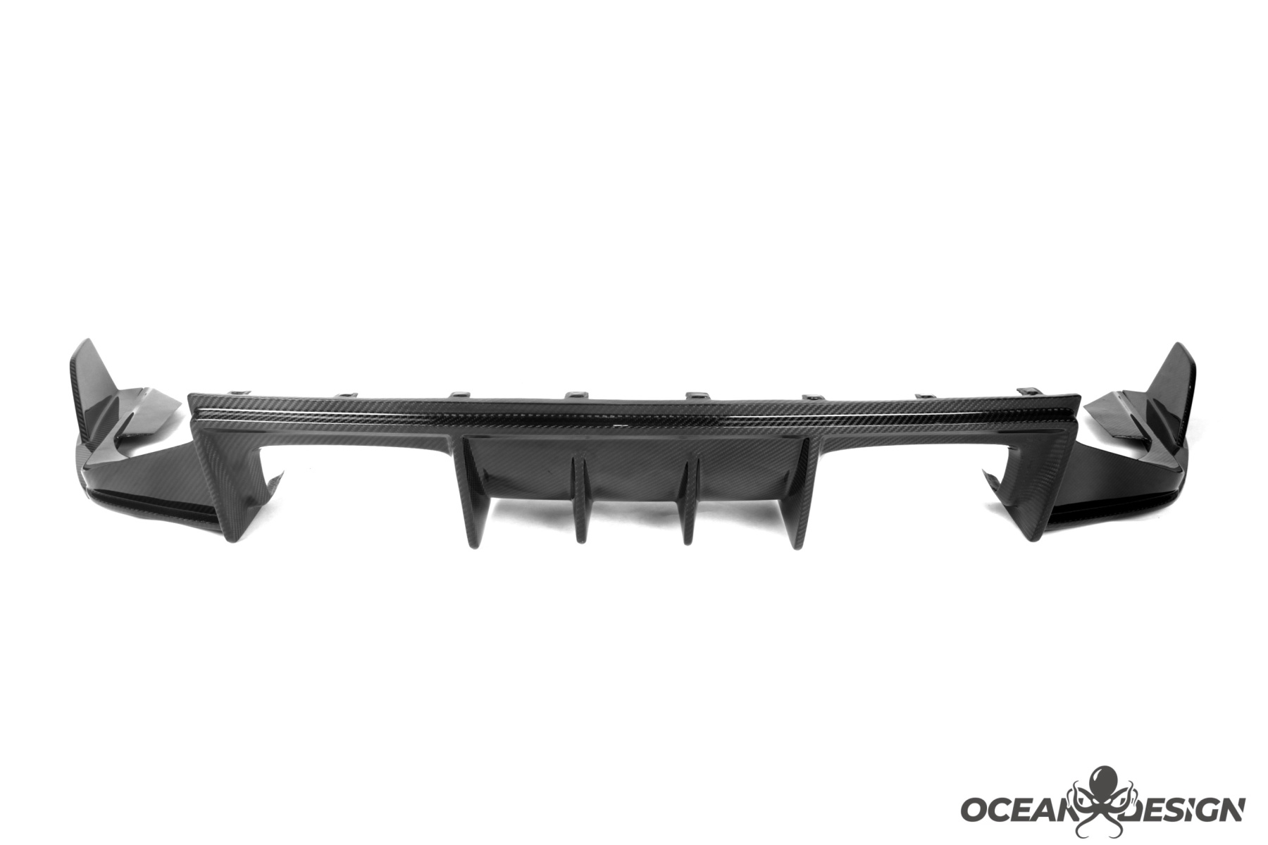 2023-2025 BMW G87 M2 Ocean Design Dry Carbon Rear Diffuser