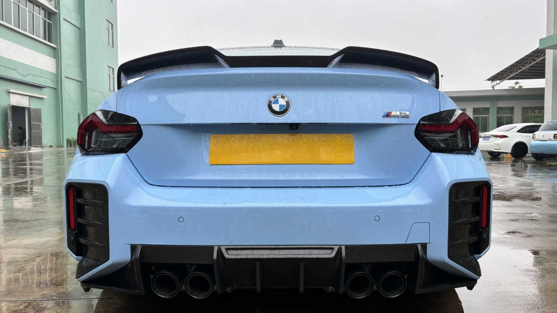 2023-2025 BMW G87 M2 Ocean Design Dry Carbon Rear Diffuser