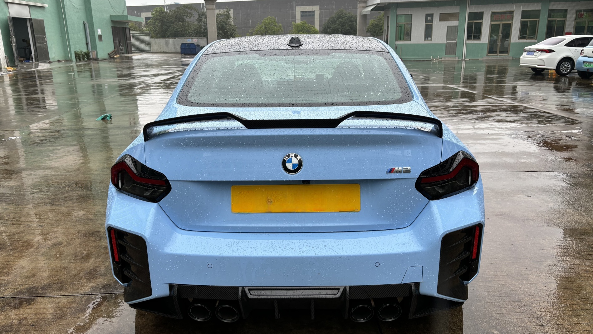 2023-2025 BMW G87 M2 Ocean Design Dry Carbon Rear Diffuser