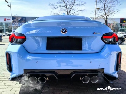 2023-2025 BMW G87 M2 Ocean Design Dry Carbon Rear Diffuser