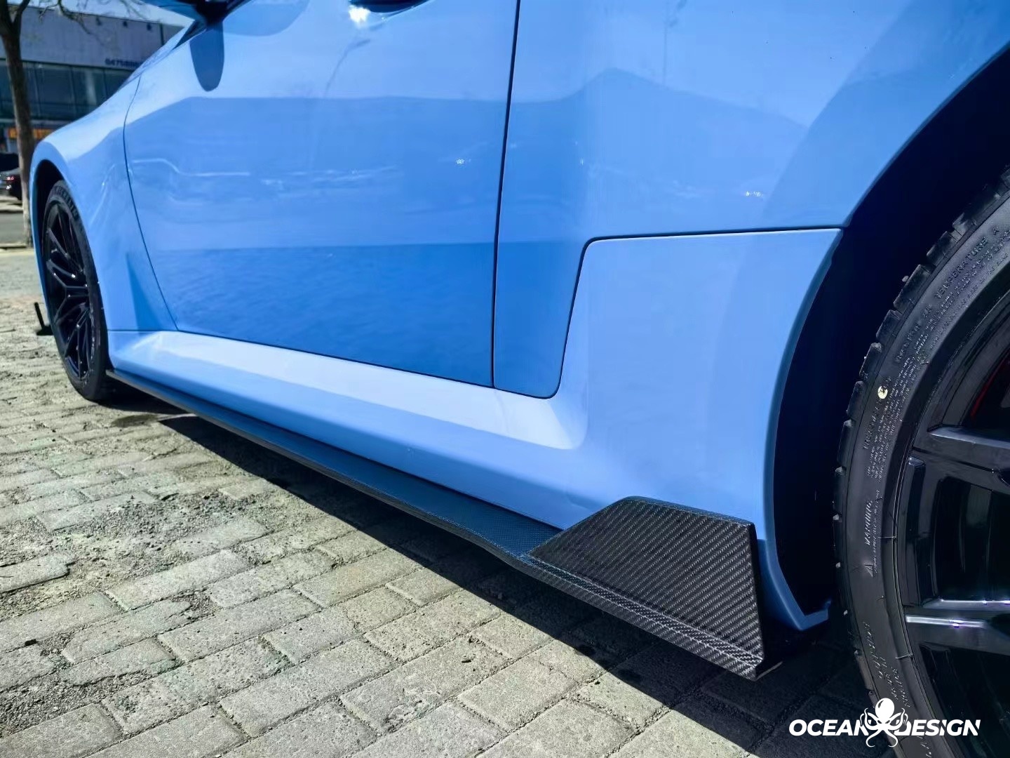 2023-2025 BMW G87 M2 Ocean Design Dry Carbon Side Skirts