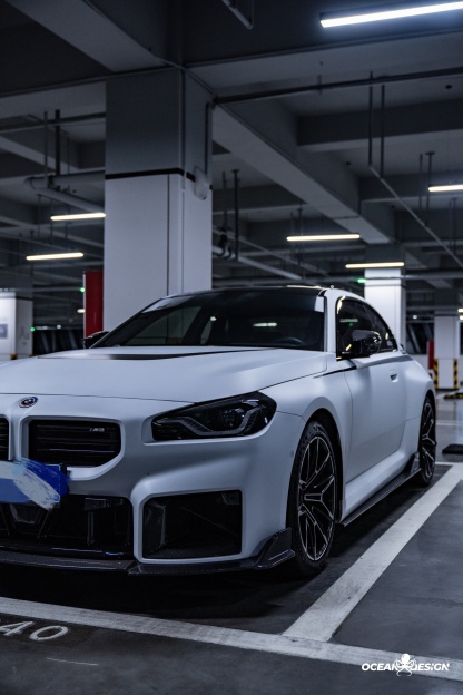 2023-2025 BMW G87 M2 Ocean Design Dry Carbon Side Skirts