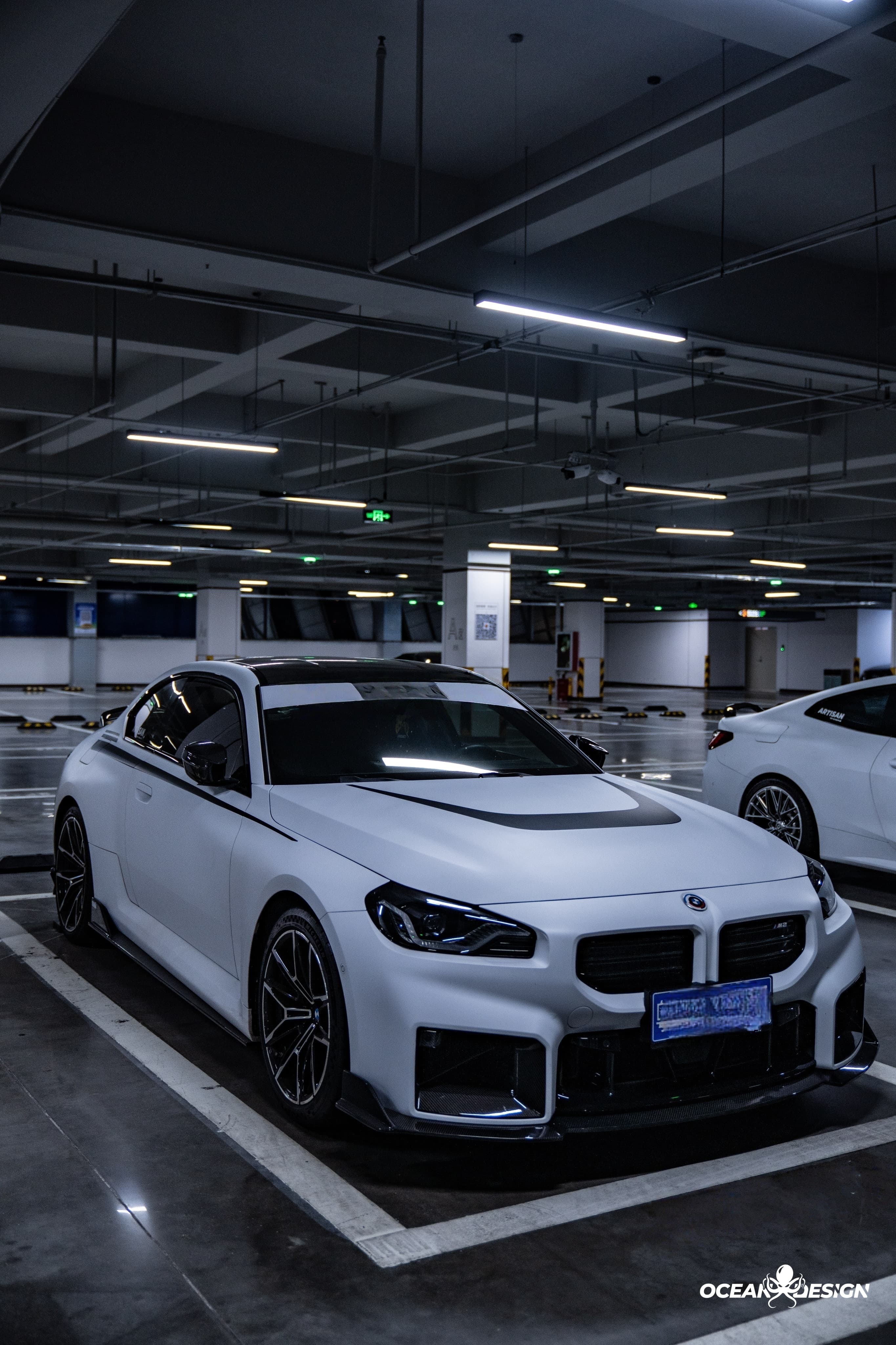 2023-2025 BMW G87 M2 Ocean Design Dry Carbon Side Skirts