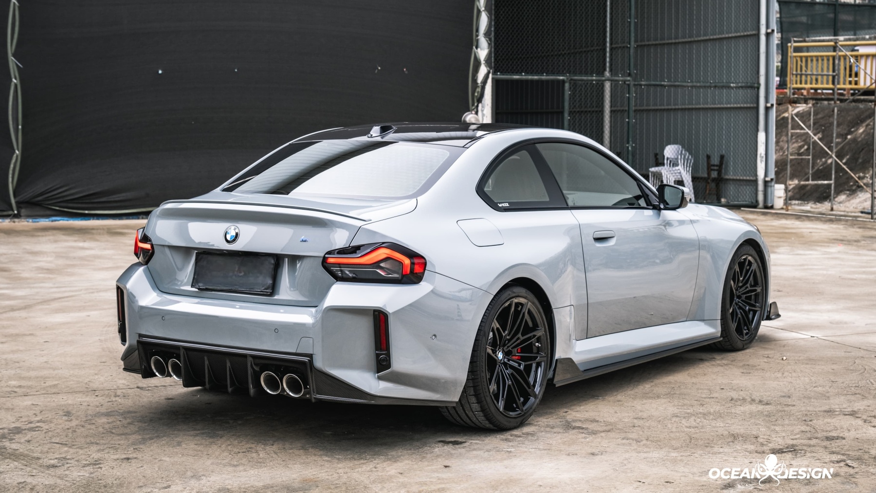 2023-2025 BMW G87 M2 Ocean Design Dry Carbon Side Skirts