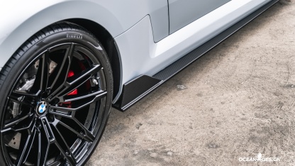 2023-2025 BMW G87 M2 Ocean Design Dry Carbon Side Skirts