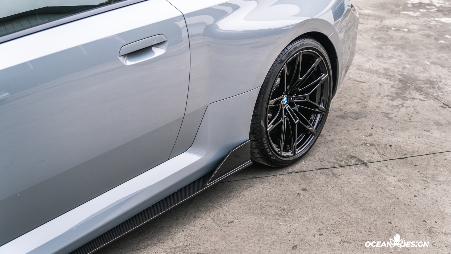 2023-2025 BMW G87 M2 Ocean Design Dry Carbon Side Skirts
