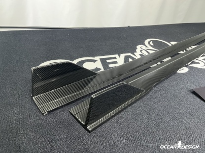 2023-2025 BMW G87 M2 Ocean Design Dry Carbon Side Skirts
