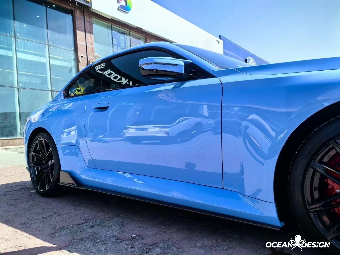 2023-2025 BMW G87 M2 Ocean Design Dry Carbon Side Skirts
