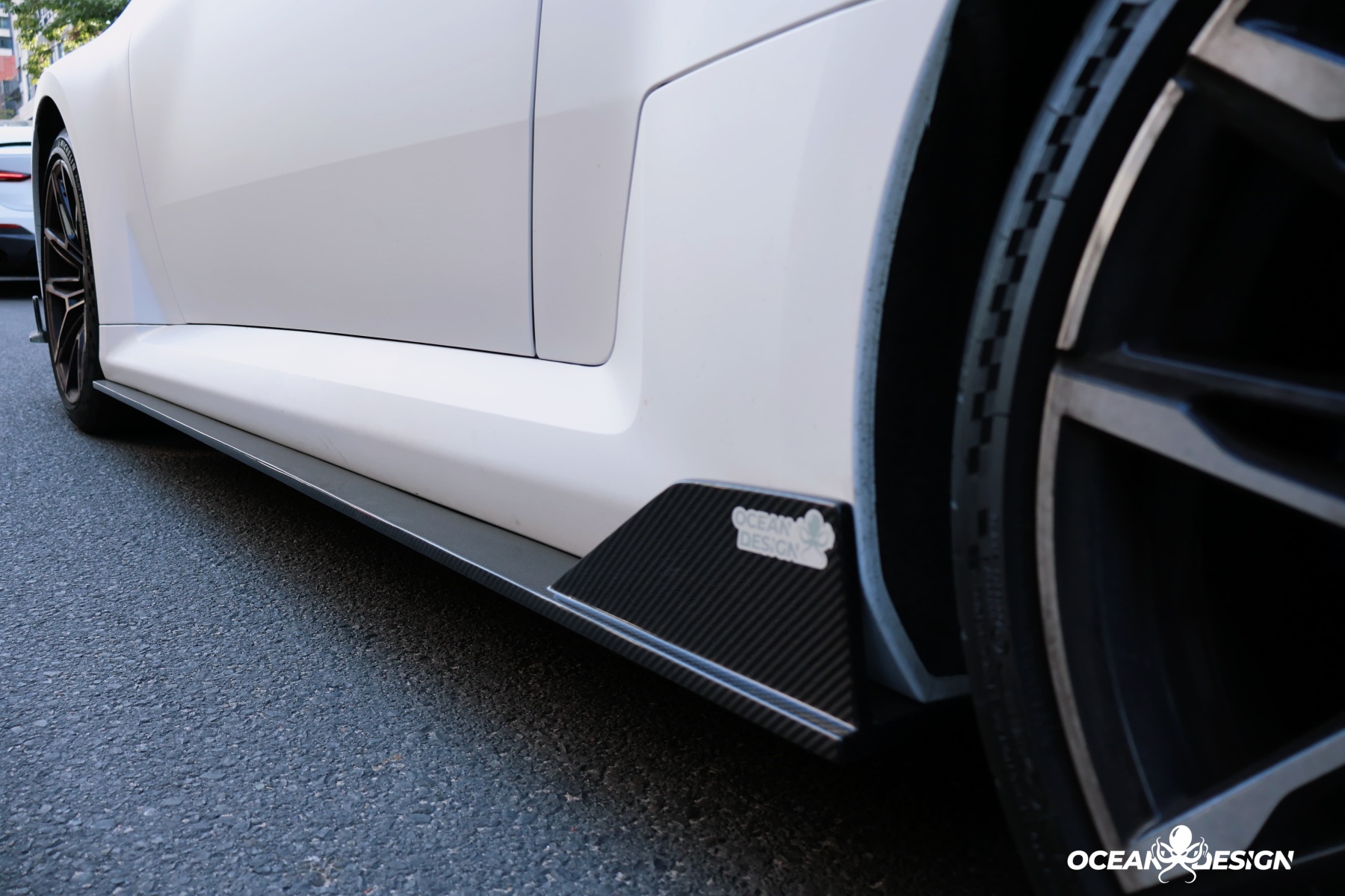 2023-2025 BMW G87 M2 Ocean Design Dry Carbon Side Skirts