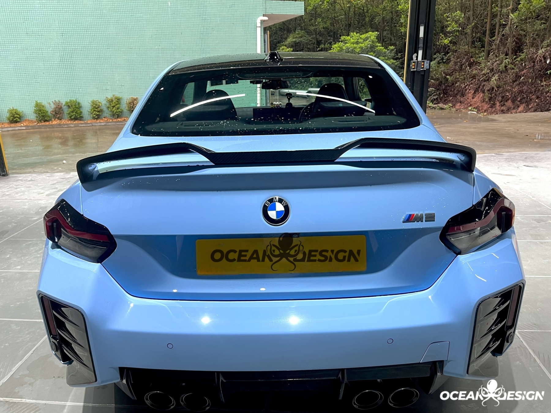 2023-2025 BMW G87 M2 G42 M240i Ocean Design Dry Carbon Rear Spoiler