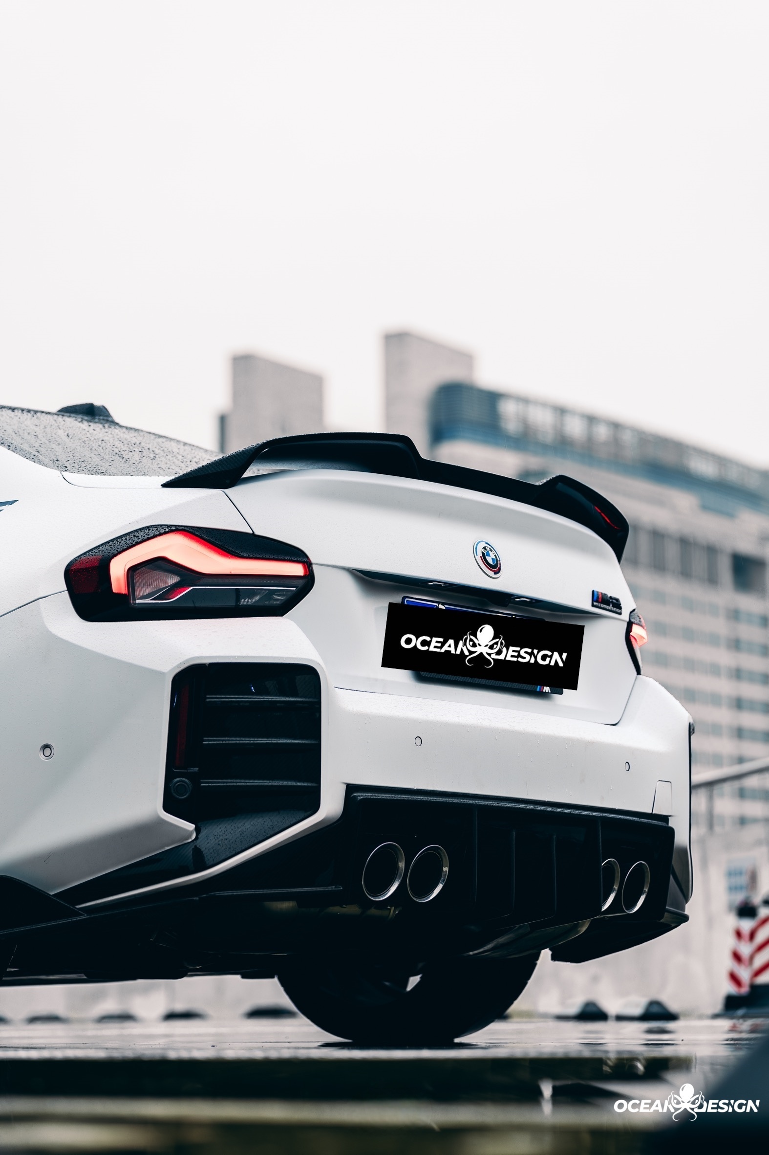 2023-2025 BMW G87 M2 G42 M240i Ocean Design Dry Carbon Rear Spoiler