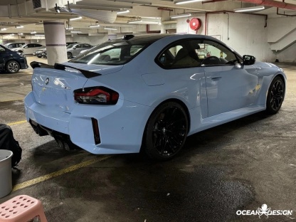 2023-2025 BMW G87 M2 G42 M240i Ocean Design Dry Carbon Rear Spoiler