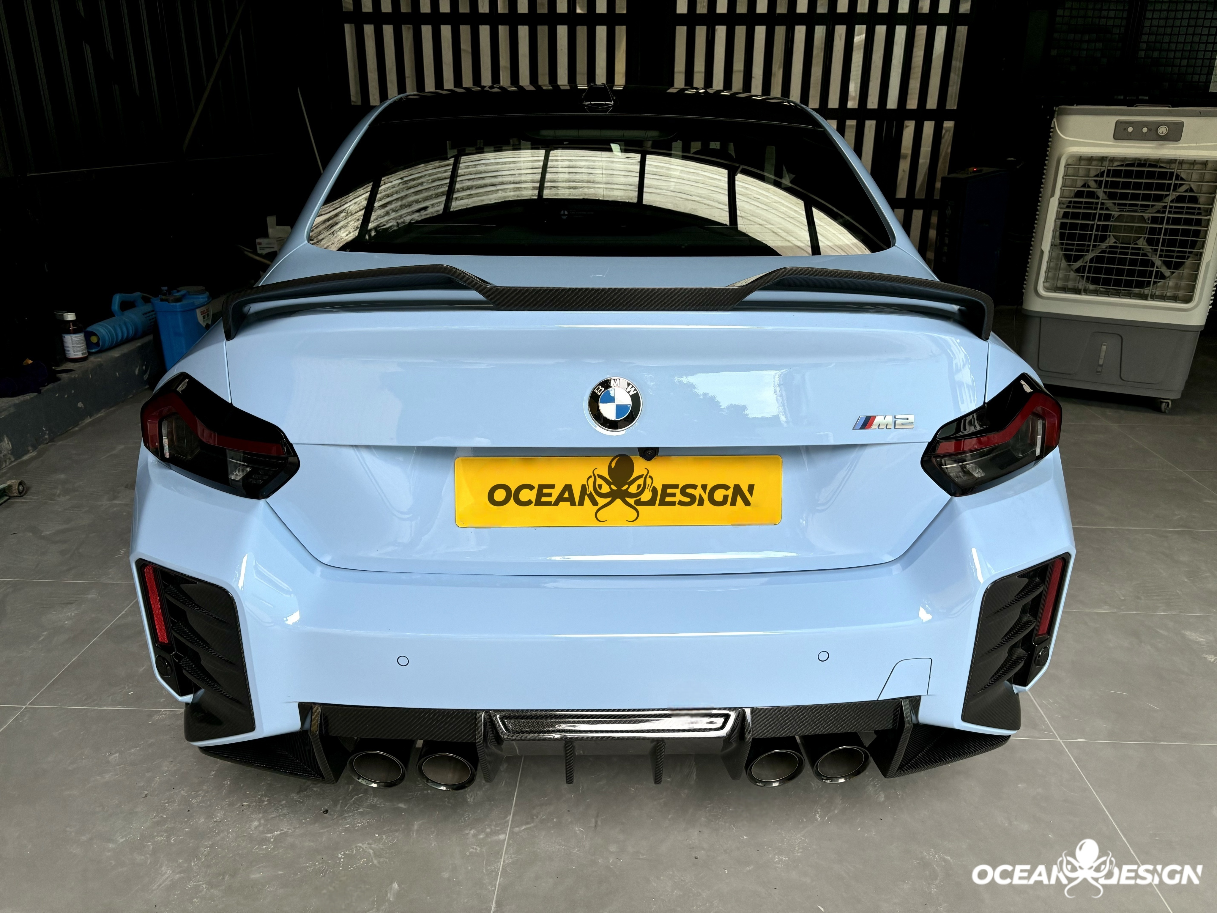 2023-2025 BMW G87 M2 G42 M240i Ocean Design Dry Carbon Rear Spoiler