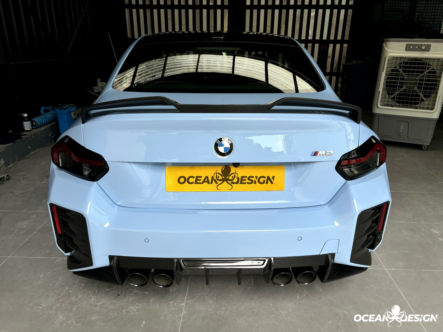 2023-2025 BMW G87 M2 G42 M240i Ocean Design Dry Carbon Rear Spoiler