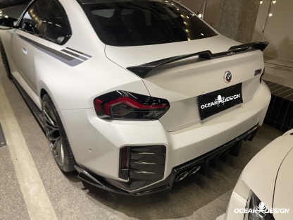 2023-2025 BMW G87 M2 G42 M240i Ocean Design Dry Carbon Rear Spoiler