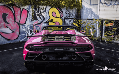 Lamborghini Huracan EVO Spoiler Dry Carbon Fiber Ocean Design Series Bodykit