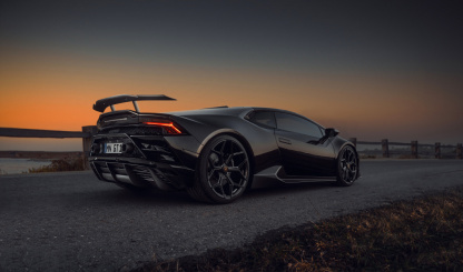 Lamborghini Huracan EVO Spoiler Dry Carbon Fiber N Series Bodykit
