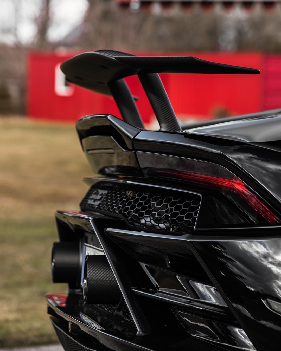 Lamborghini Huracan EVO Spoiler Dry Carbon Fiber N Series Bodykit