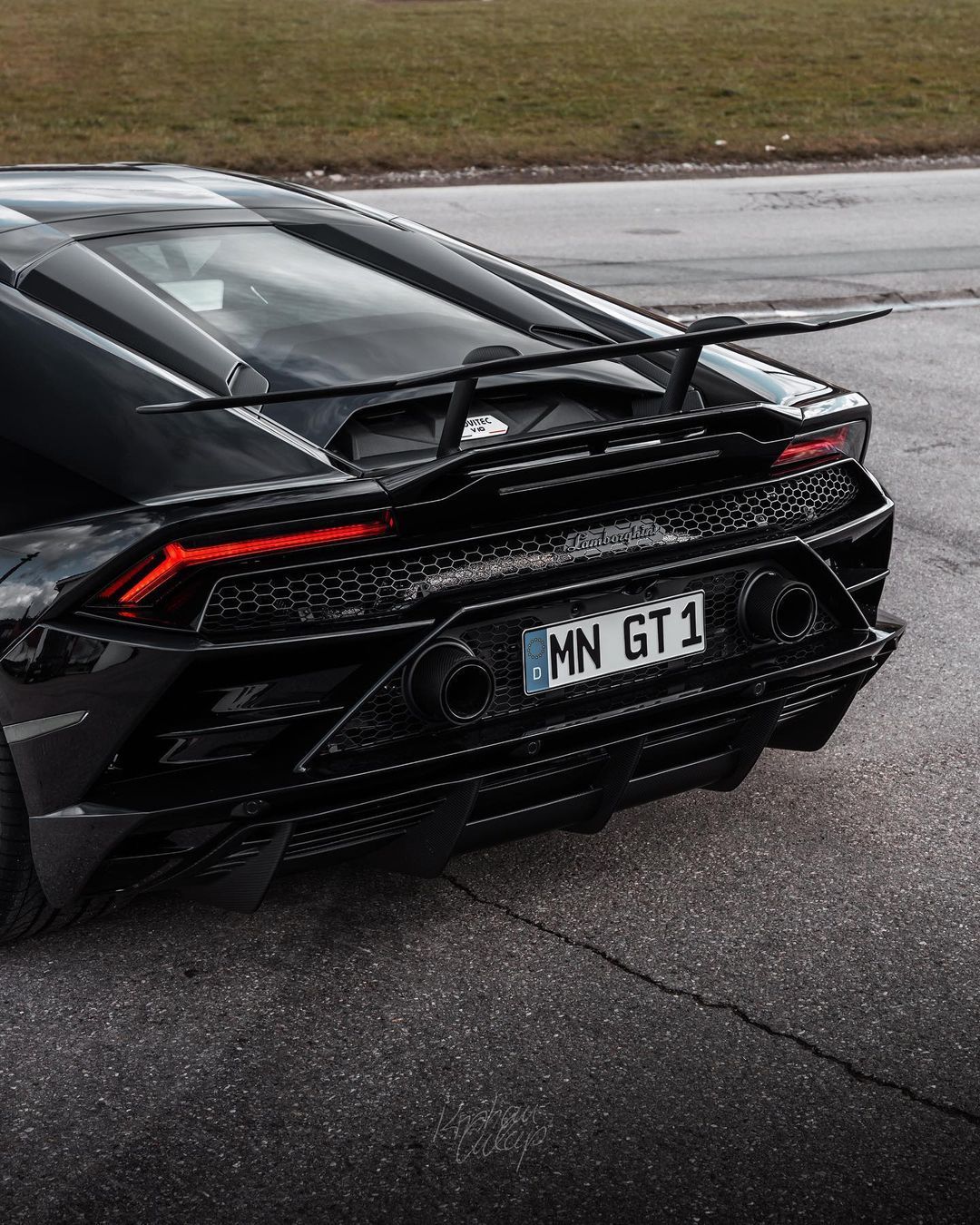 Lamborghini Huracan EVO Rear Diffuser Dry Carbon Fiber N Series Bodykit