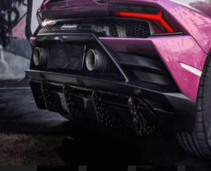 Lamborghini Huracan EVO RWD Rear Diffuser Dry Carbon Fiber Ocean Design Series Bodykit