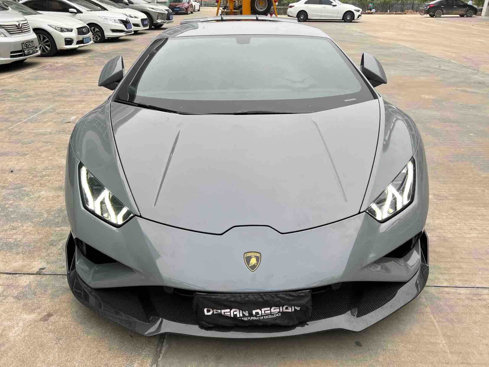 Lamborghini Huracan EVO RWD Splitter Front Lip Dry Carbon Fiber Ocean Design Series Bodykit