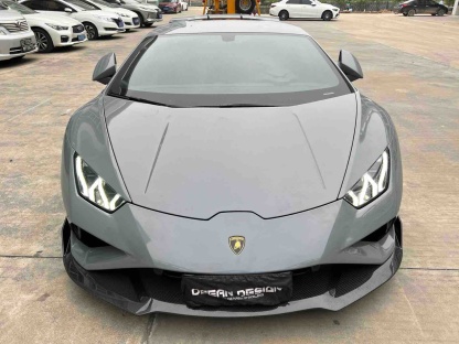 Lamborghini Huracan EVO RWD Splitter Front Lip Dry Carbon Fiber Ocean Design Series Bodykit
