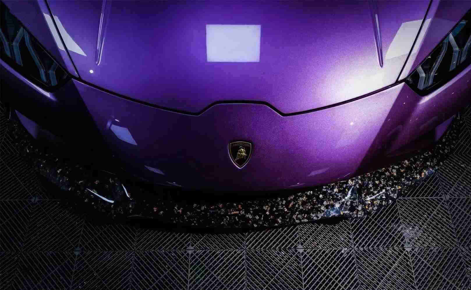 Lamborghini Huracan EVO RWD Splitter Front Lip Dry Carbon Fiber Ocean Design Series Bodykit