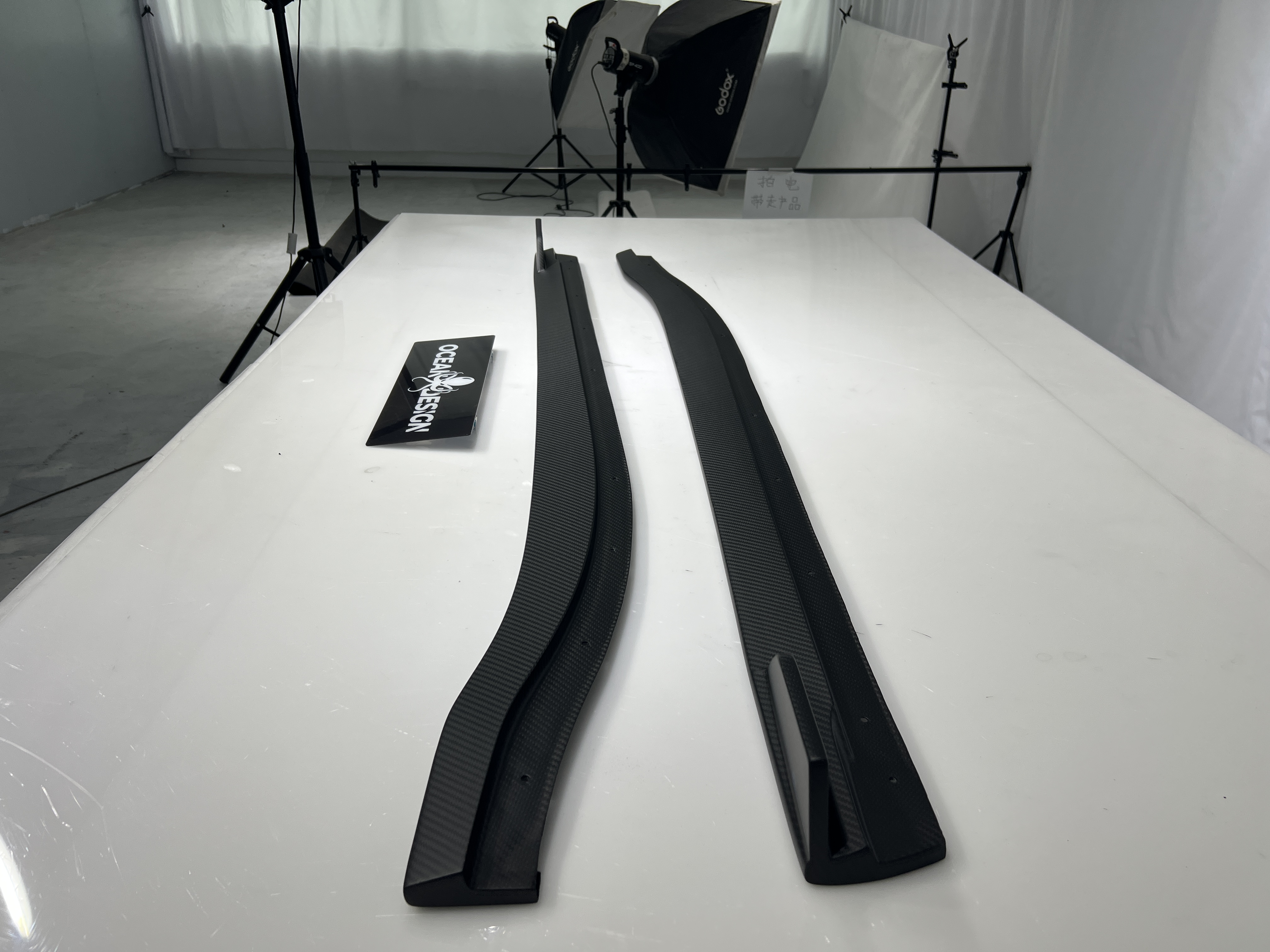 Lotus Emira 2021-2024 Dry Carbon Fiber Side Skirts Ocean Design Original Series