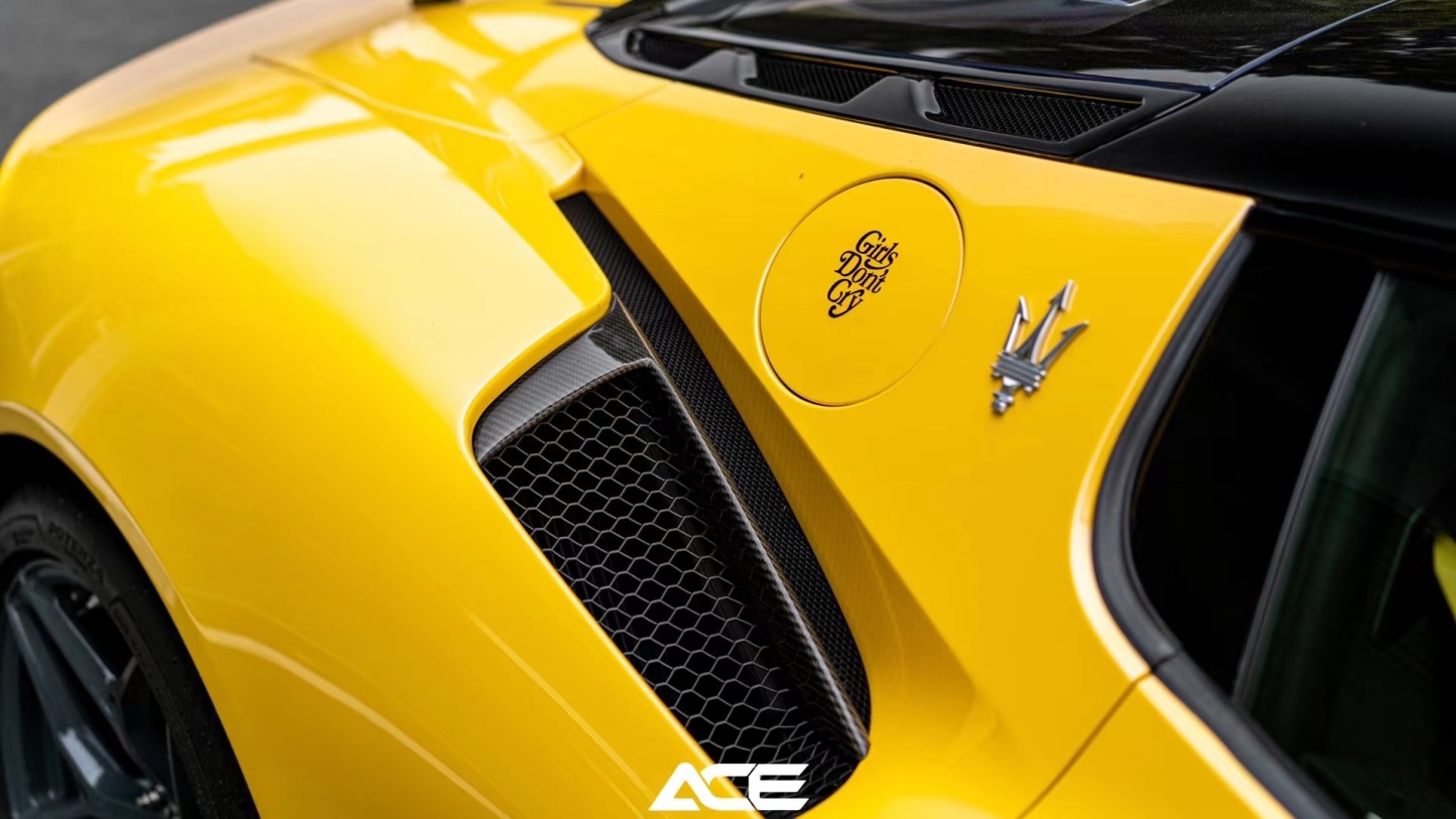 Maserati MC20 2020-2025 Dry Carbon Fiber Rear Vents N Series Bodykit