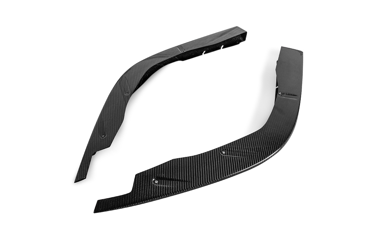 2019-2024 Ferrari F8 Front Bumper Protector Dry Carbon Fiber OEM Series Bodykit