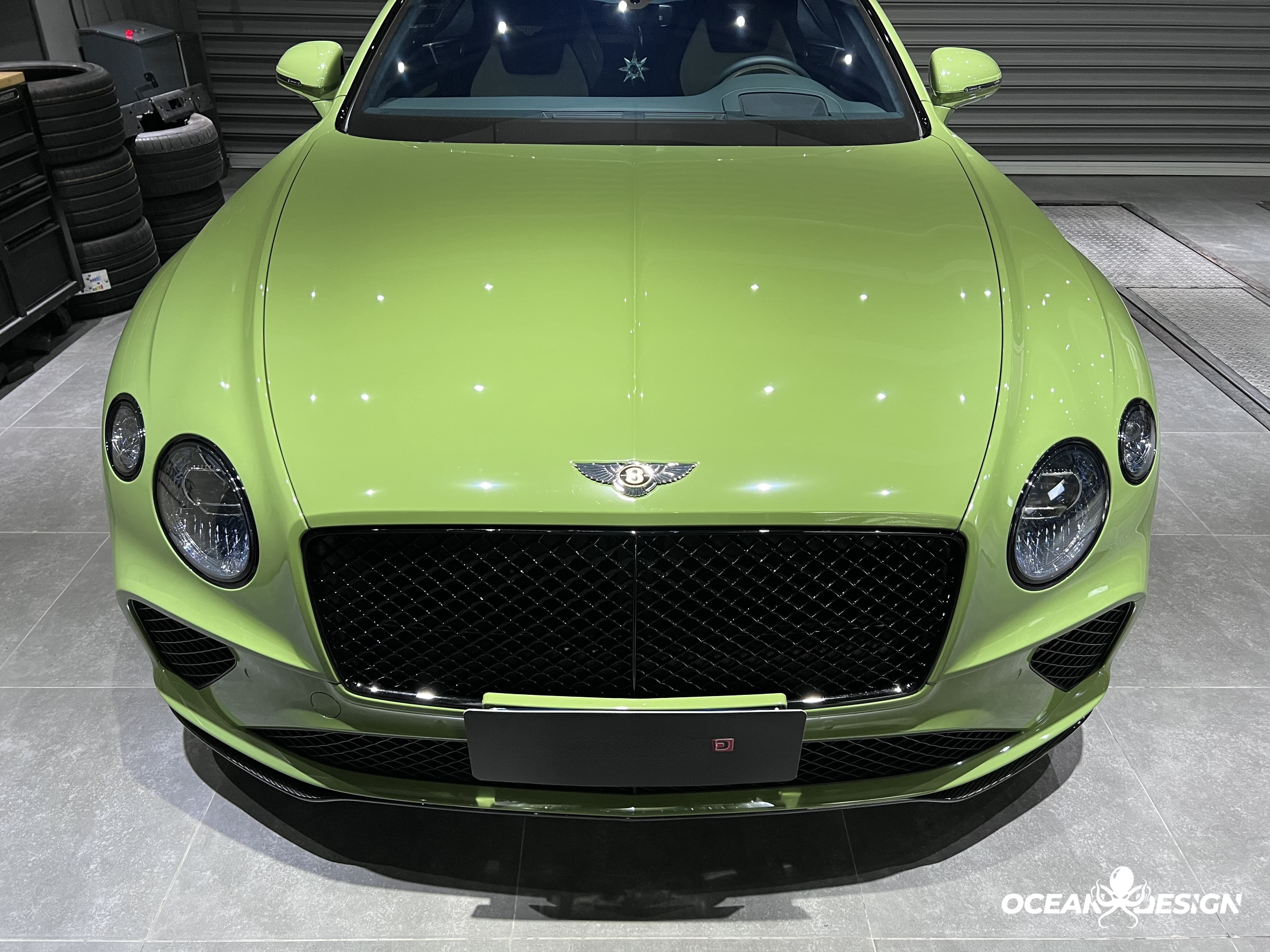 2019–2024 Bentley Continental GT GTC Edition One Front Lip Dry Carbon
