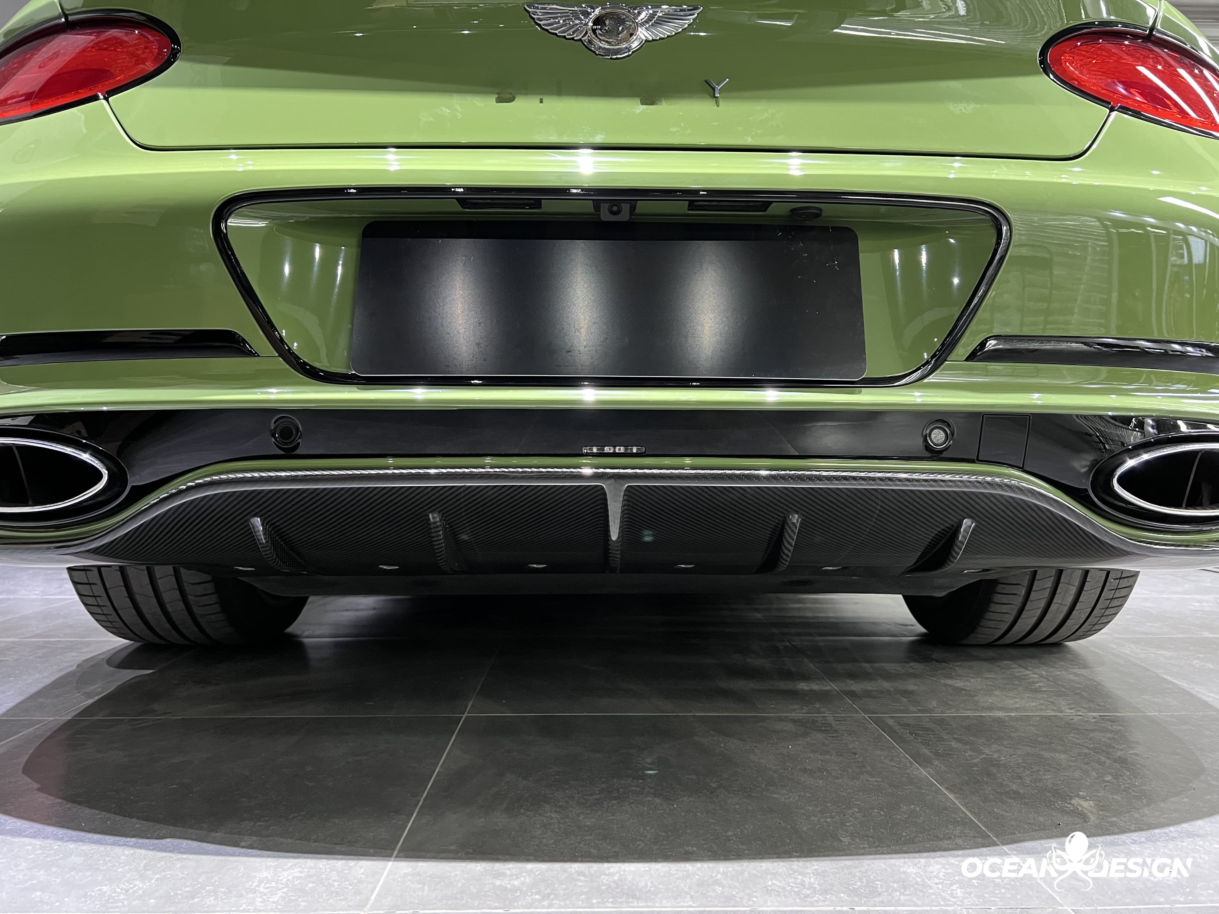 2019–2024 Bentley Continental GT GTC Edition One Rear Diffuser Dry Carbon