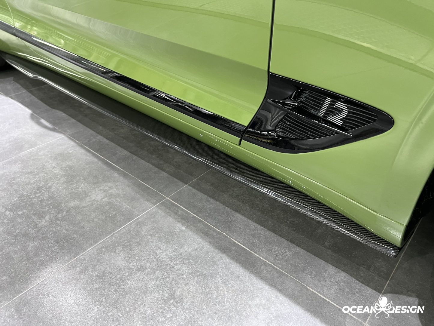 2019–2024 Bentley Continental GT GTC Edition One Side Skirts Dry Carbon