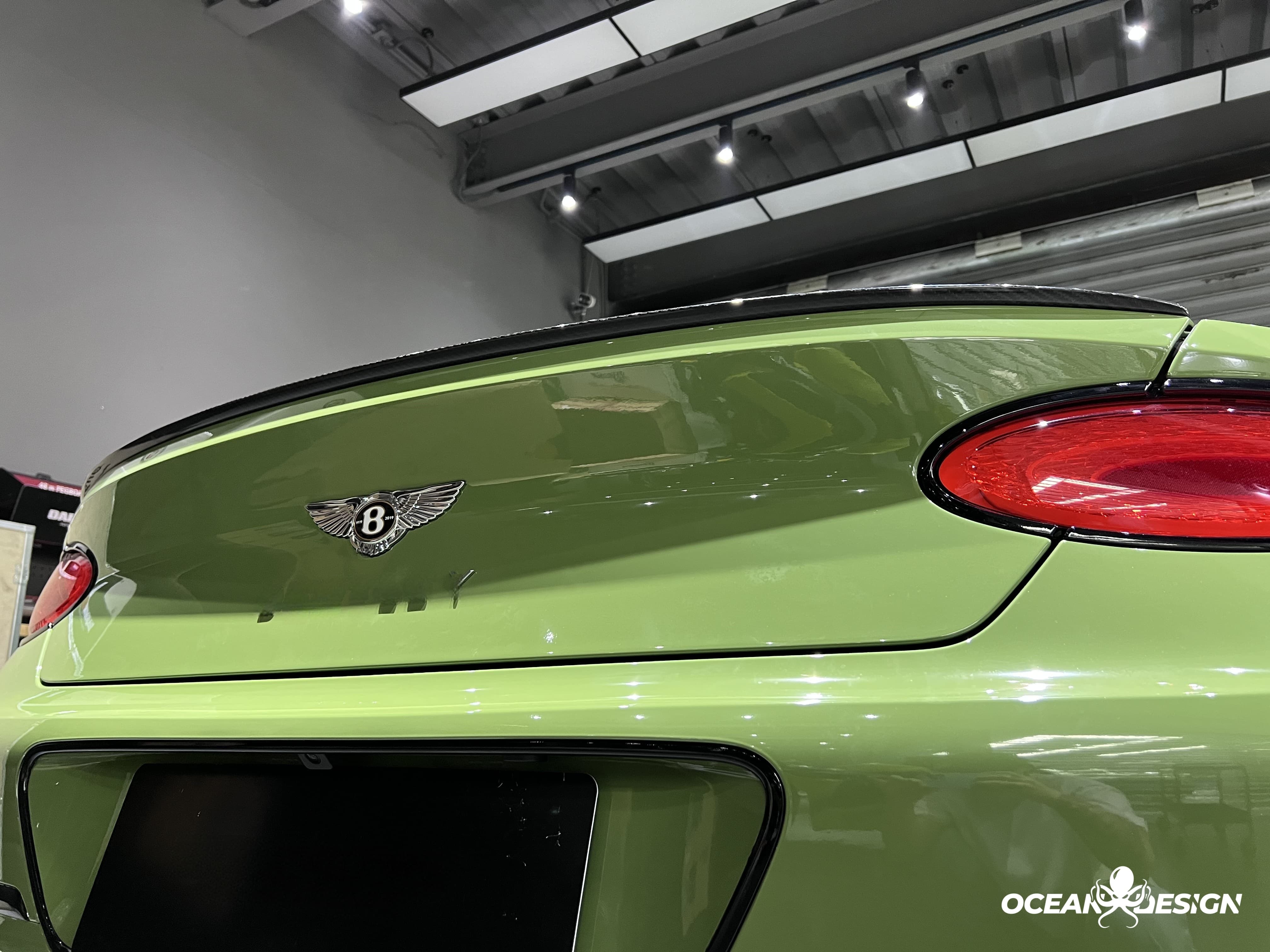 2019–2024 Bentley Continental GT GTC Edition One Trunk Spoiler Dry Carbon