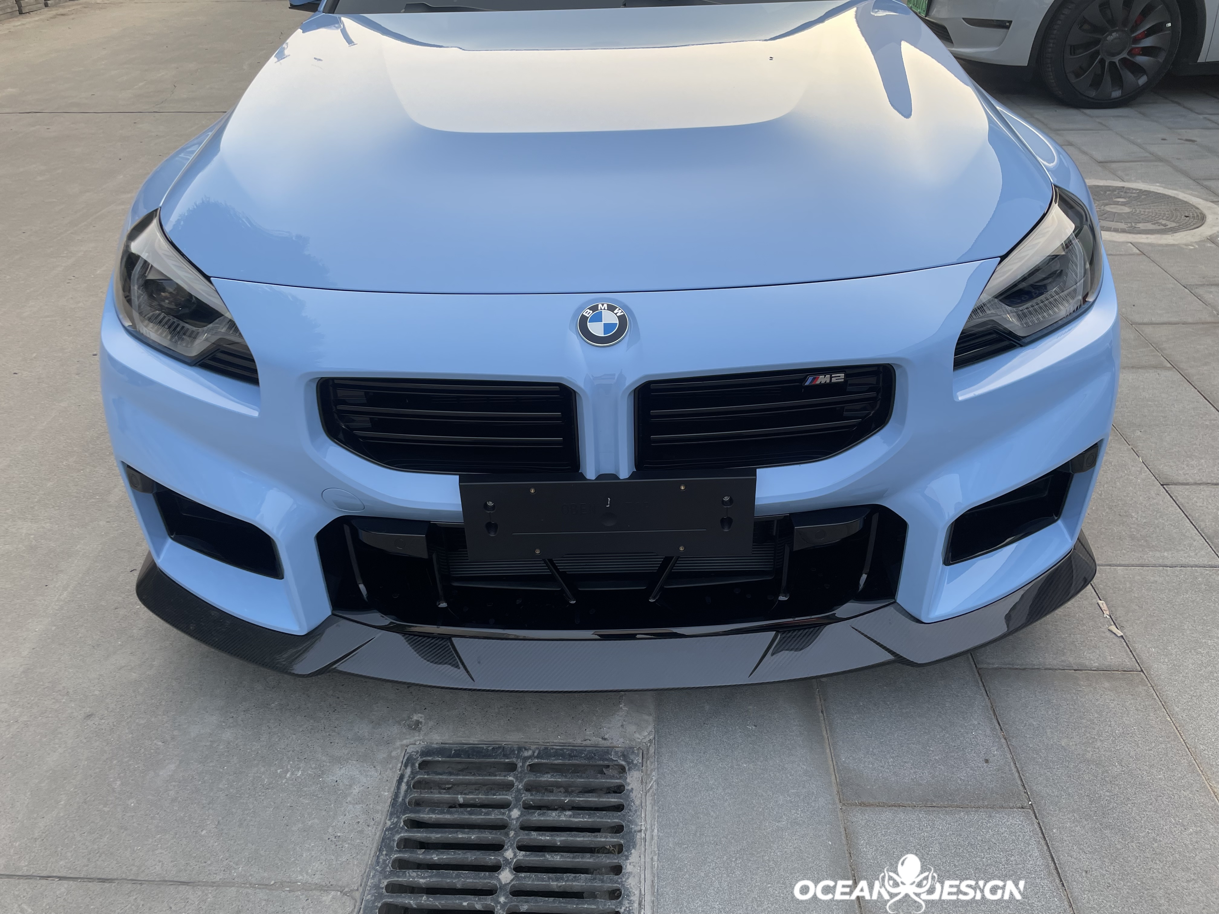 2023-2025 BMW G87 M2 R Style Dry Carbon Front Lip