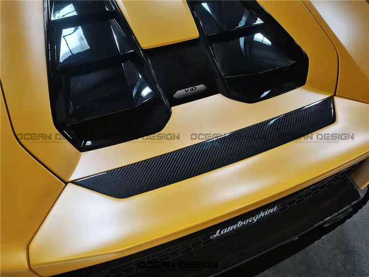 Lamborghini Huracan EVO Spoiler Base Dry Carbon Fiber Ocean Design Series Bodykit