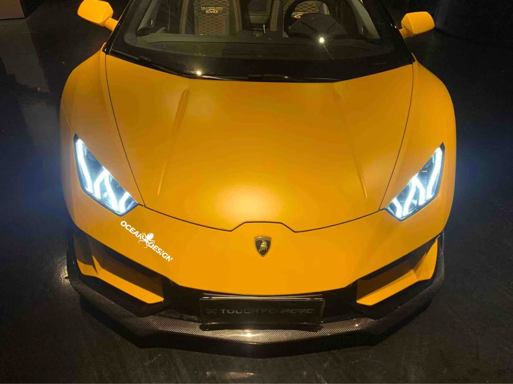 Lamborghini Huracan EVO Splitter Dry Carbon Fiber OD Carbon Series Bodykit